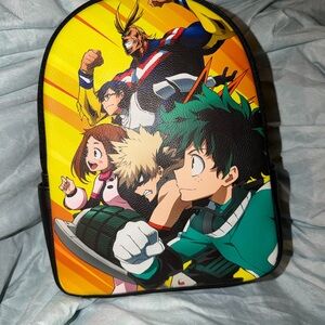 My Hero Academia Character Print Backpack - Bright Multi